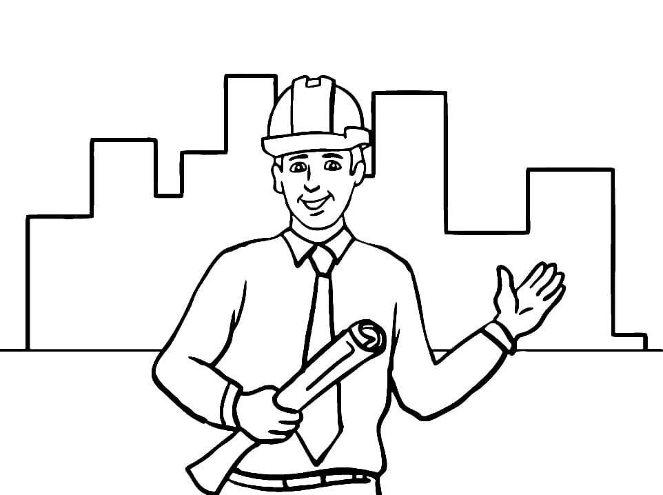 Engineer 10 Coloring Page
