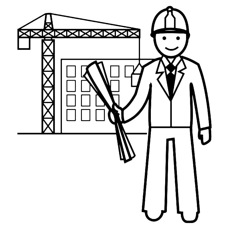 Engineer 11 Coloring Page