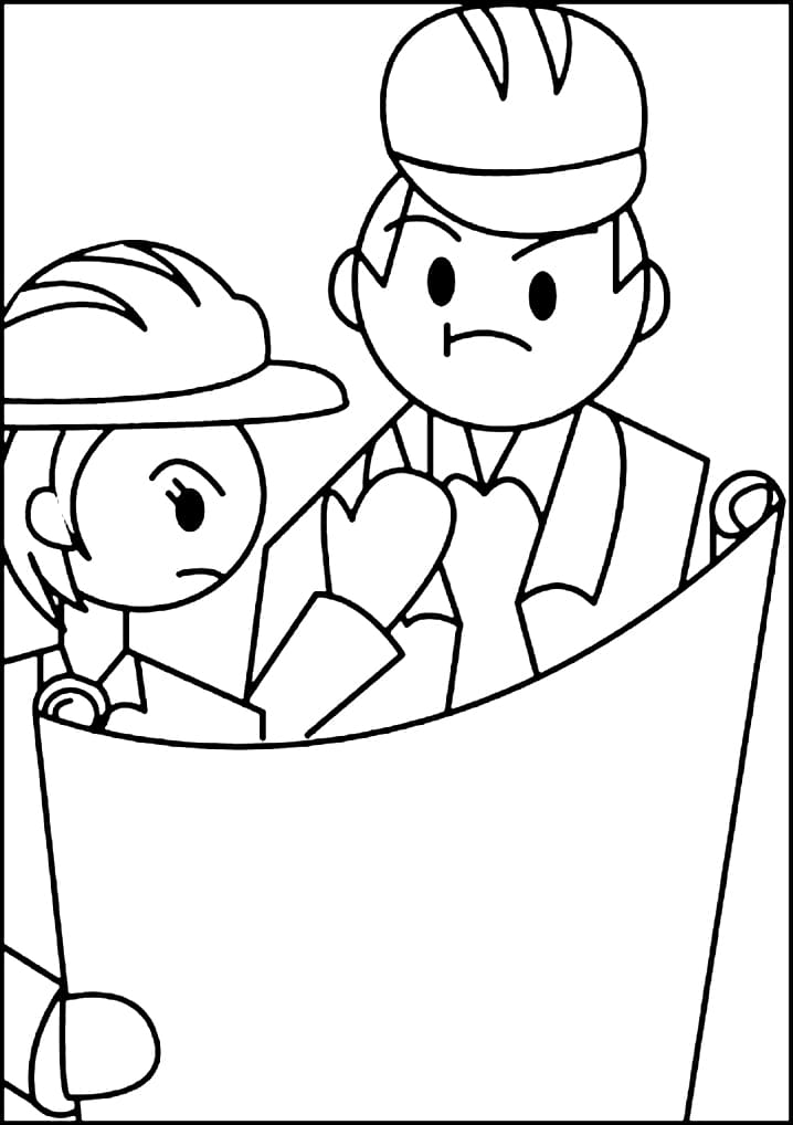 Engineer 12 Coloring Page