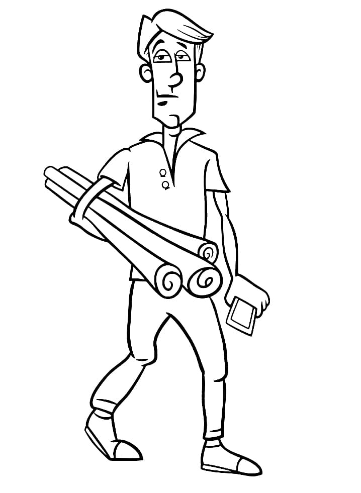 Engineer 5 Coloring Page