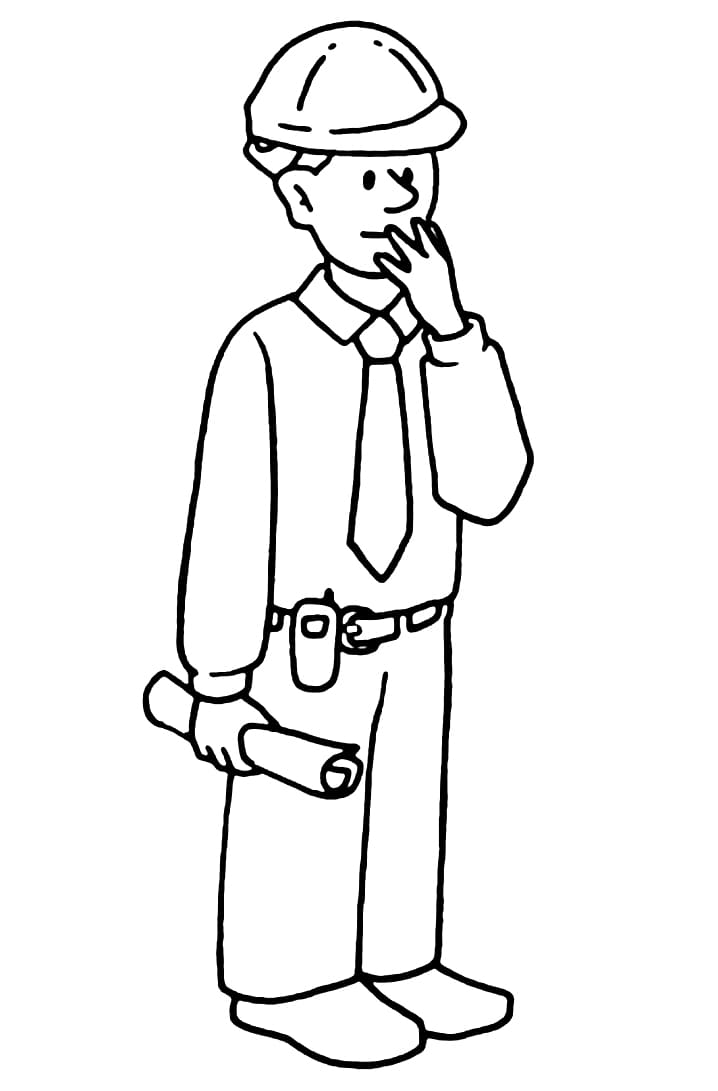 Engineer 6 Coloring Page