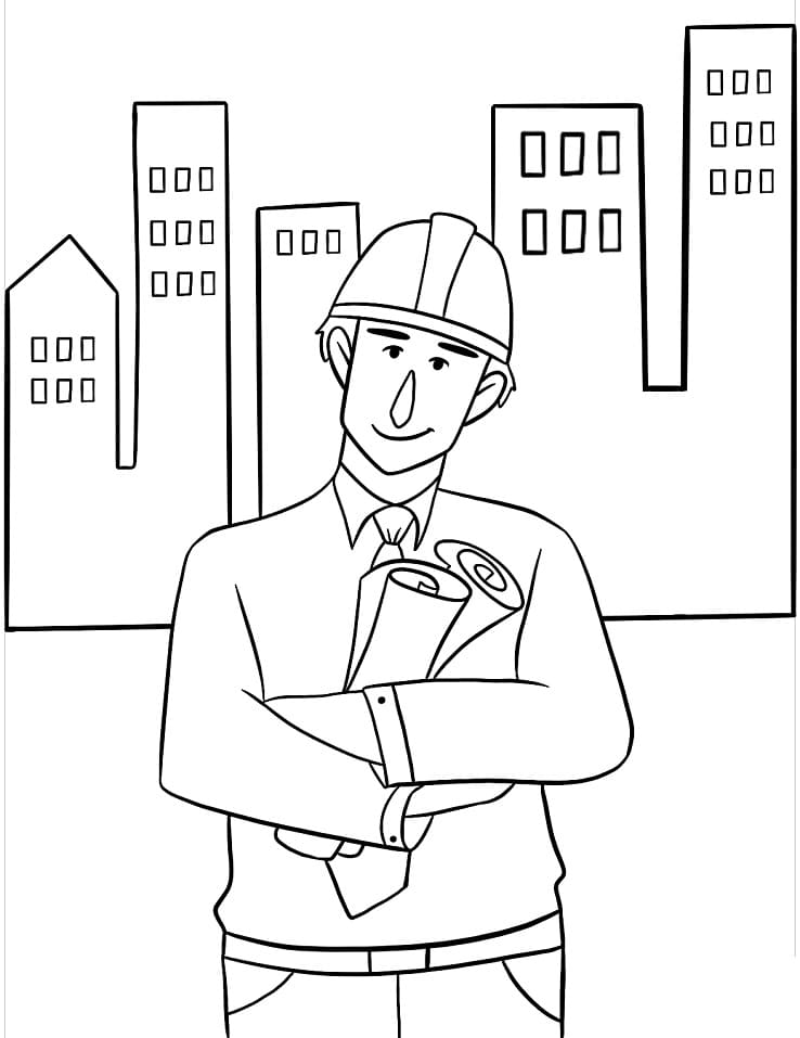 Engineer 9 Coloring Page