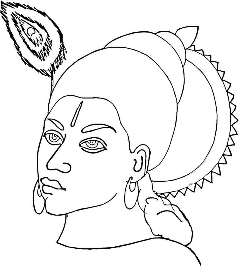 Face of Krishna