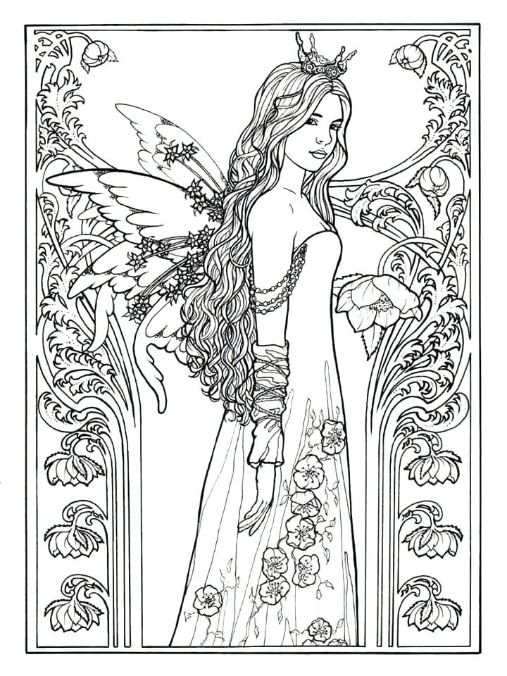 Fairy for Adults to Color
