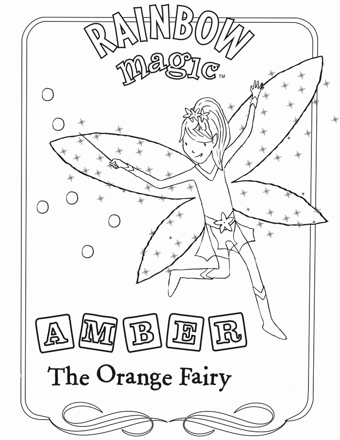Fairy Magic Coloring Page