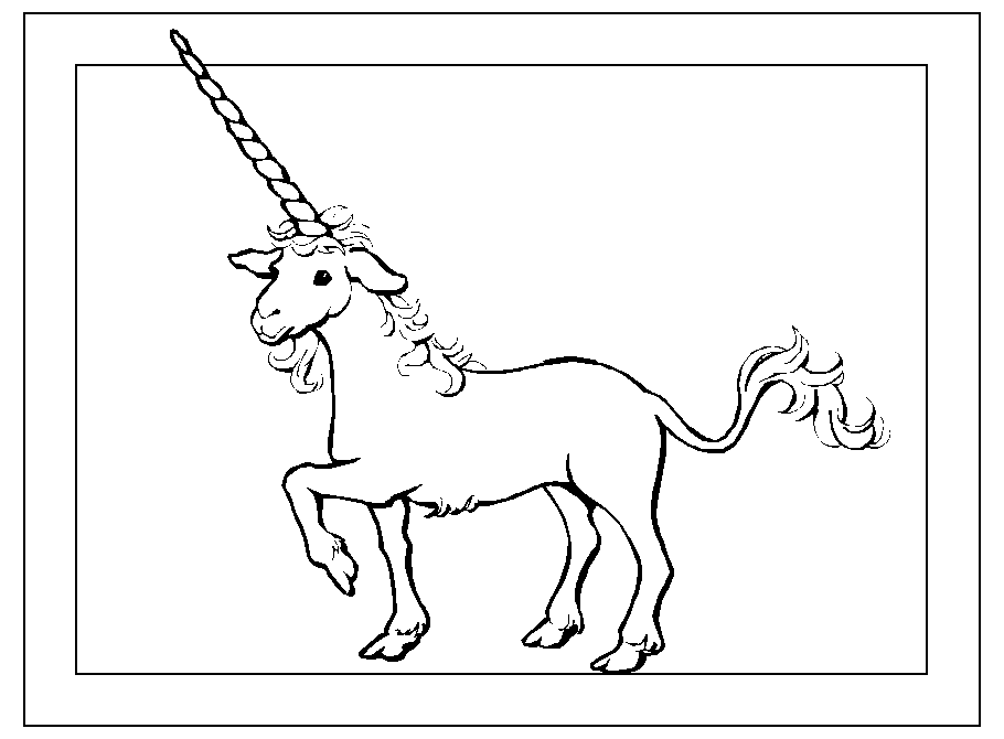 Fantasys Printable Unicorn