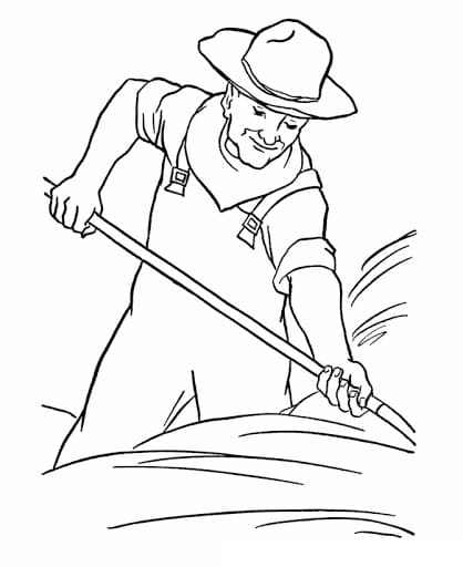 Farmer Working