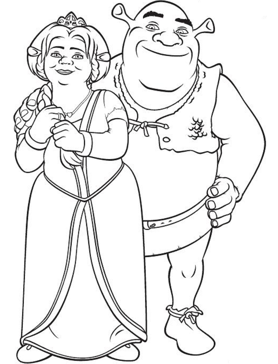 Fiona And Shrek Are Happy