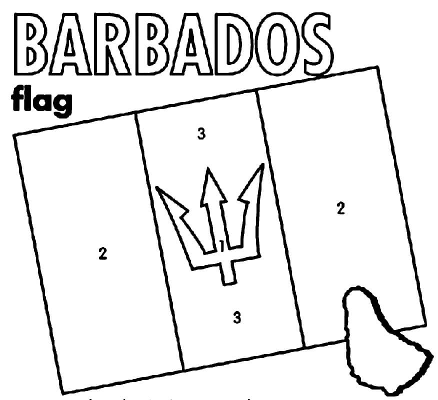 Flag of Barbados 3
