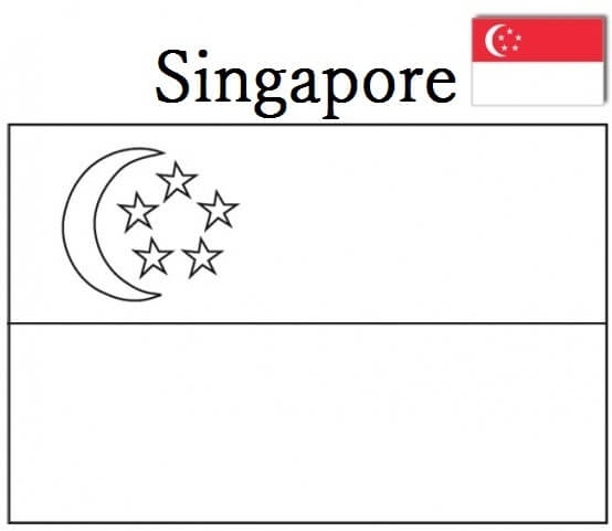 Flag of Singapore 2