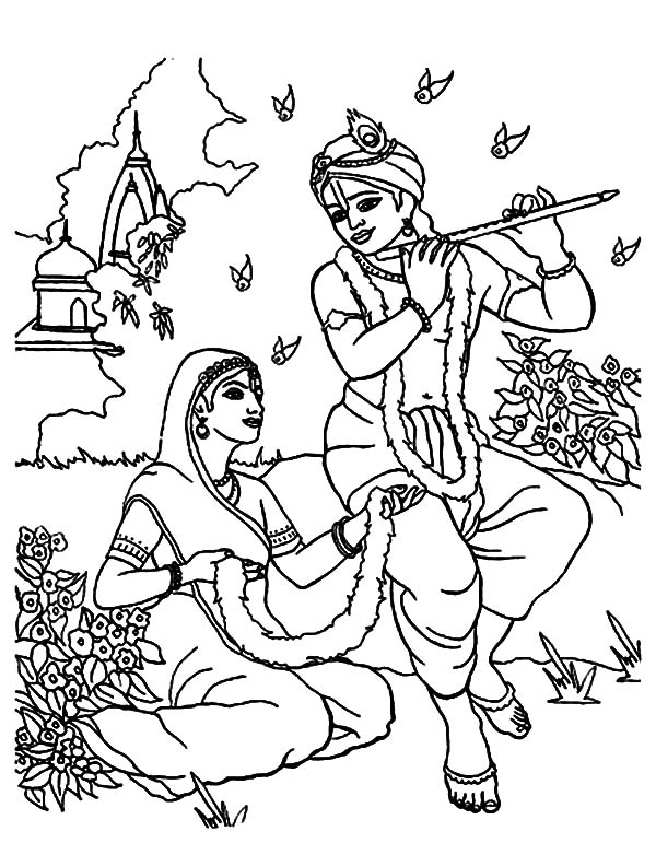 Flute Coloring Printable Pages