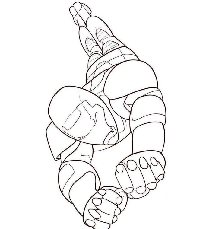 Flying Iron Man S For Kidsaee9 Coloring Page