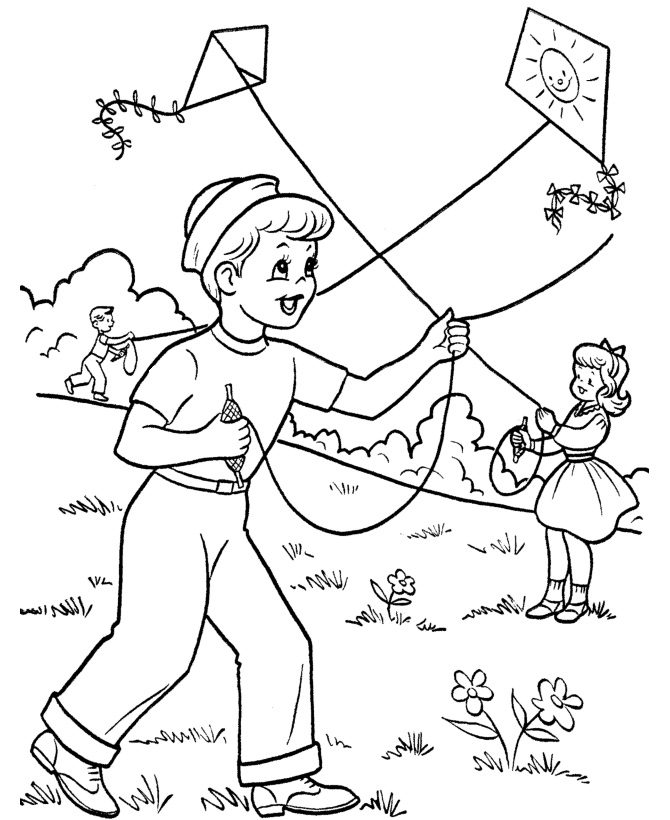 Flying Kites in March