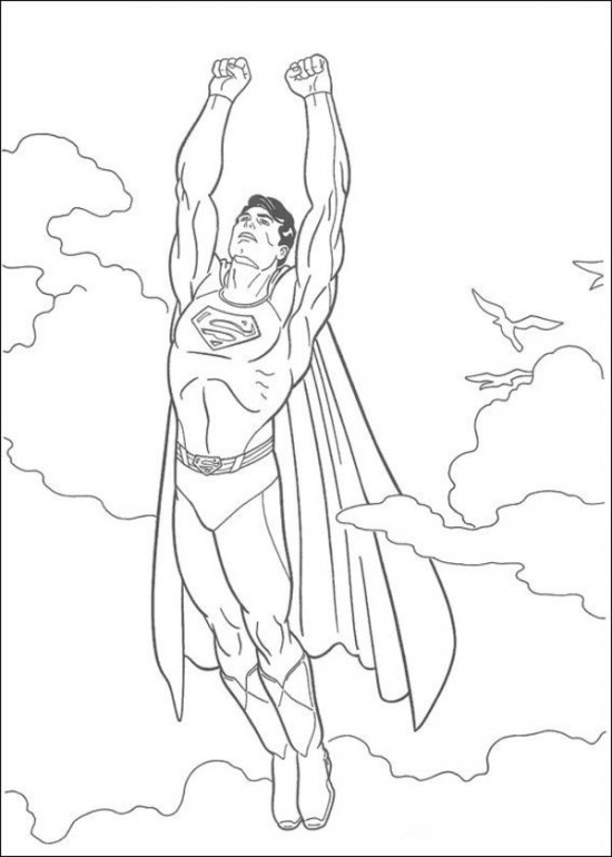 Flying Superman S Kids Printable