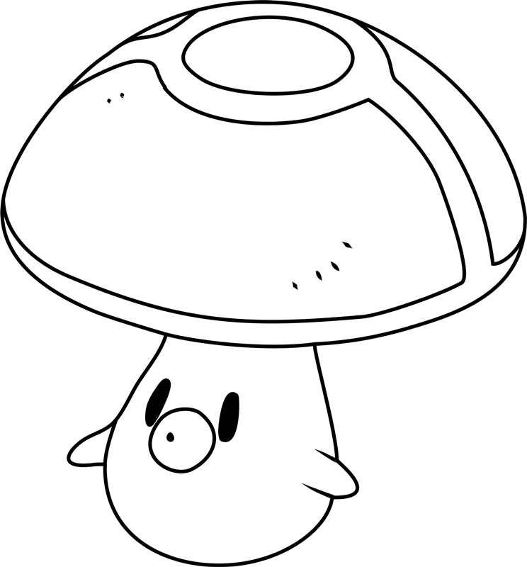 Foongus Pokemon Coloring Page