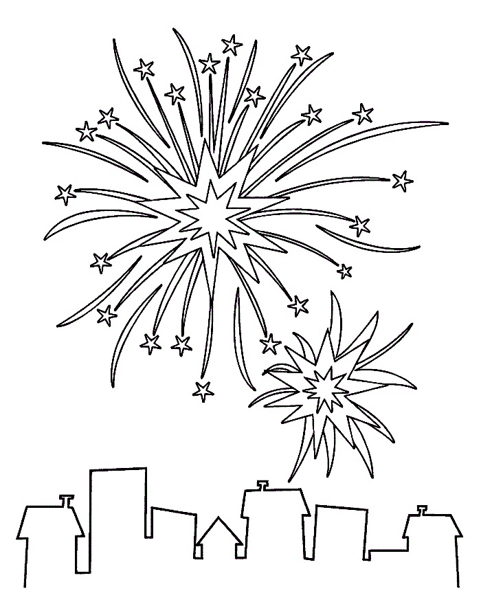 Free 4th of July Printables Coloring Page