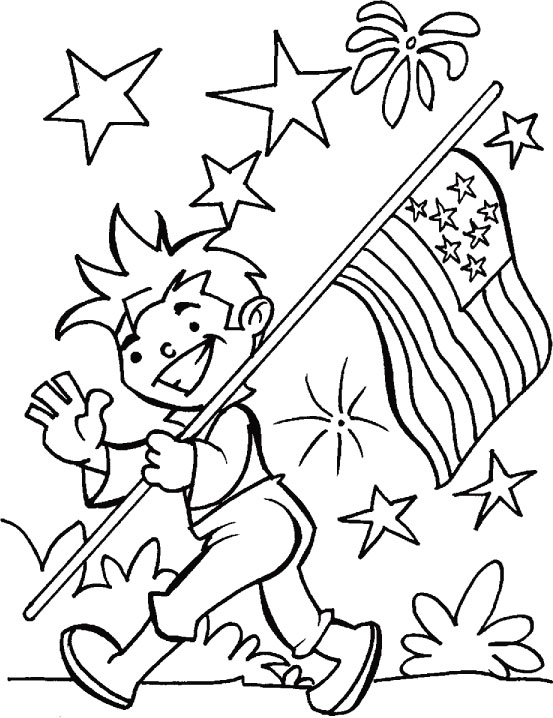 Free 4th of July Coloring Page