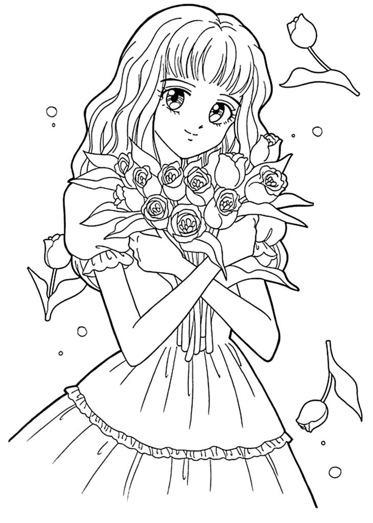 Free Animes Coloring Page