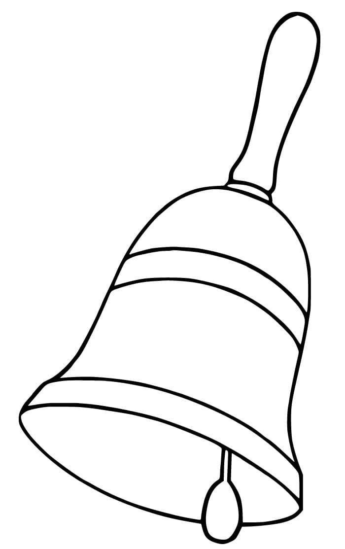 Free Christmas Bell Coloring Page