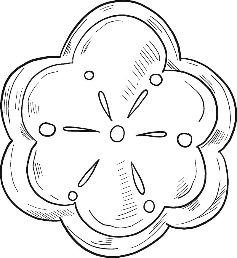 Free Christmas Cookie Coloring Page