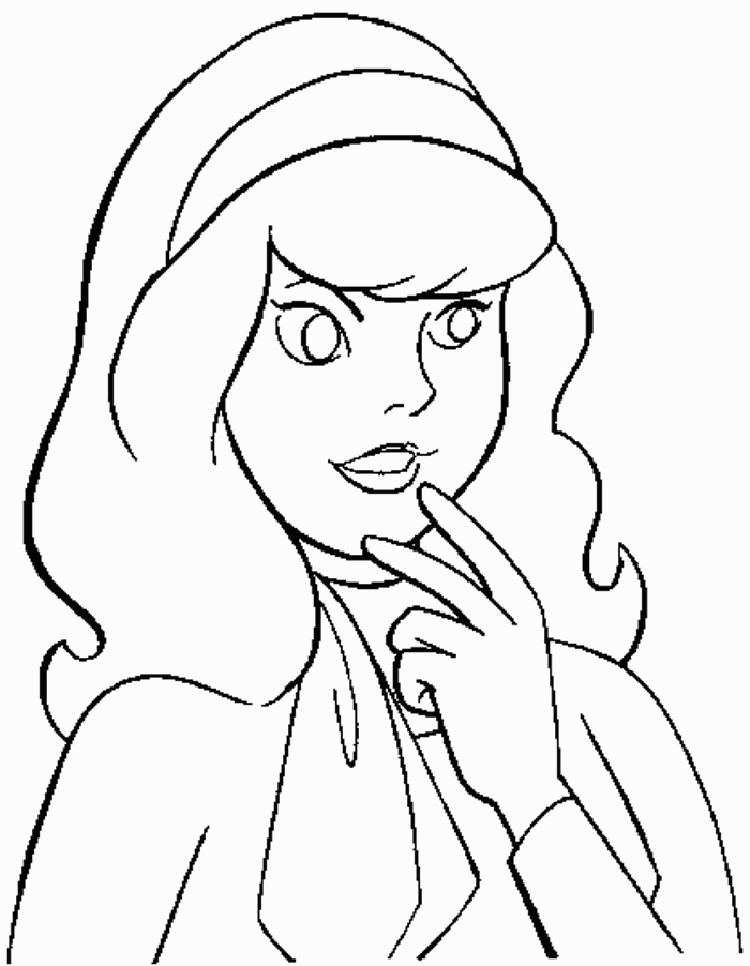 Free Daphne Scooby Doo Coloring Page