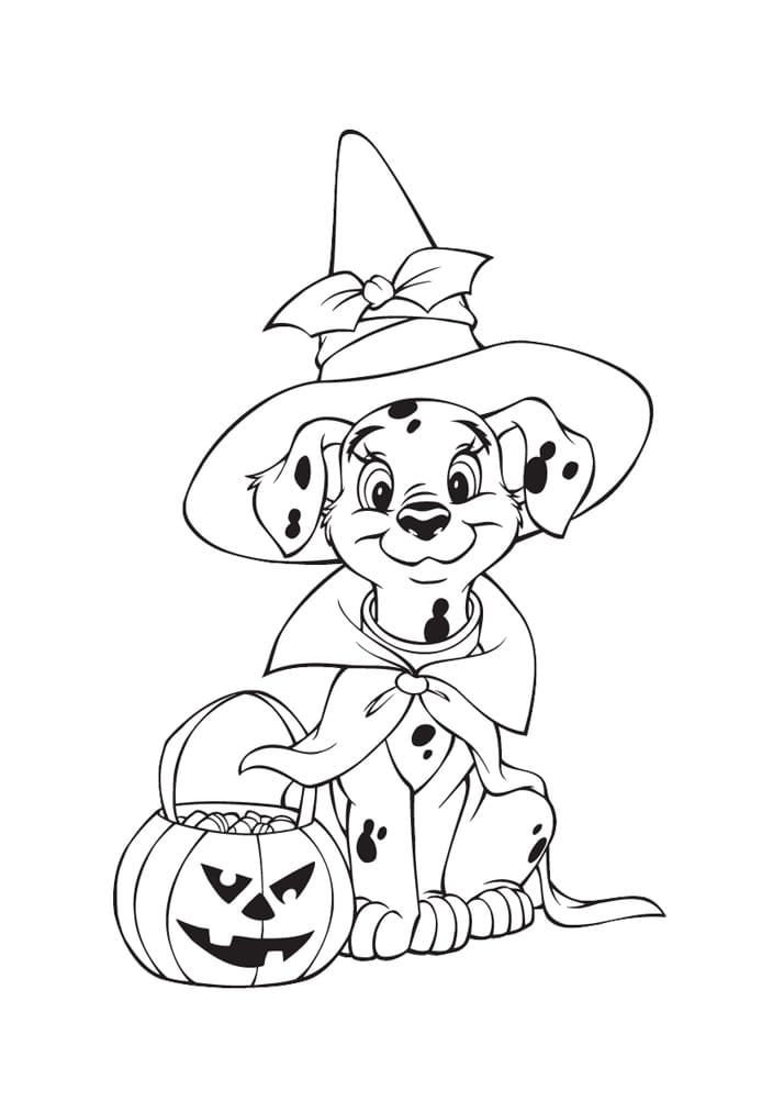 Free Disney Halloween Coloring Page