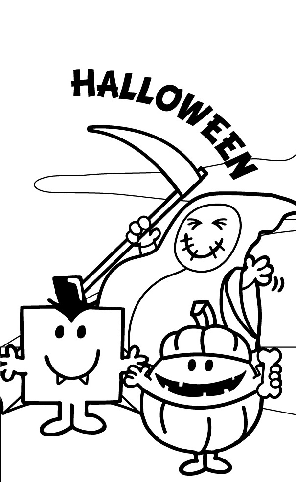 Free Halloween Free Coloring Page