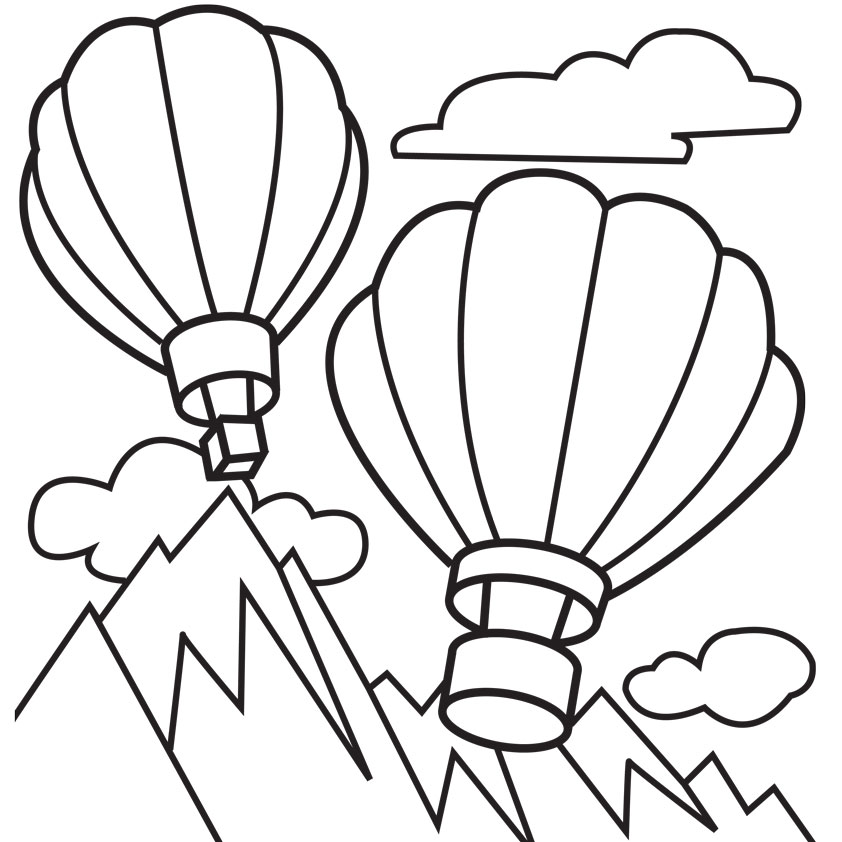 Free Hot Air Balloons For Kids