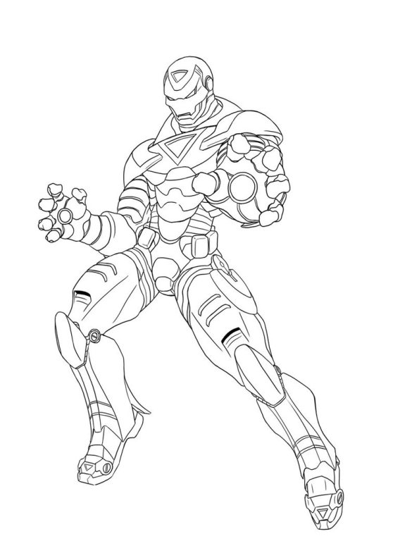 Free Iron Man  To Print7a90 Coloring Page