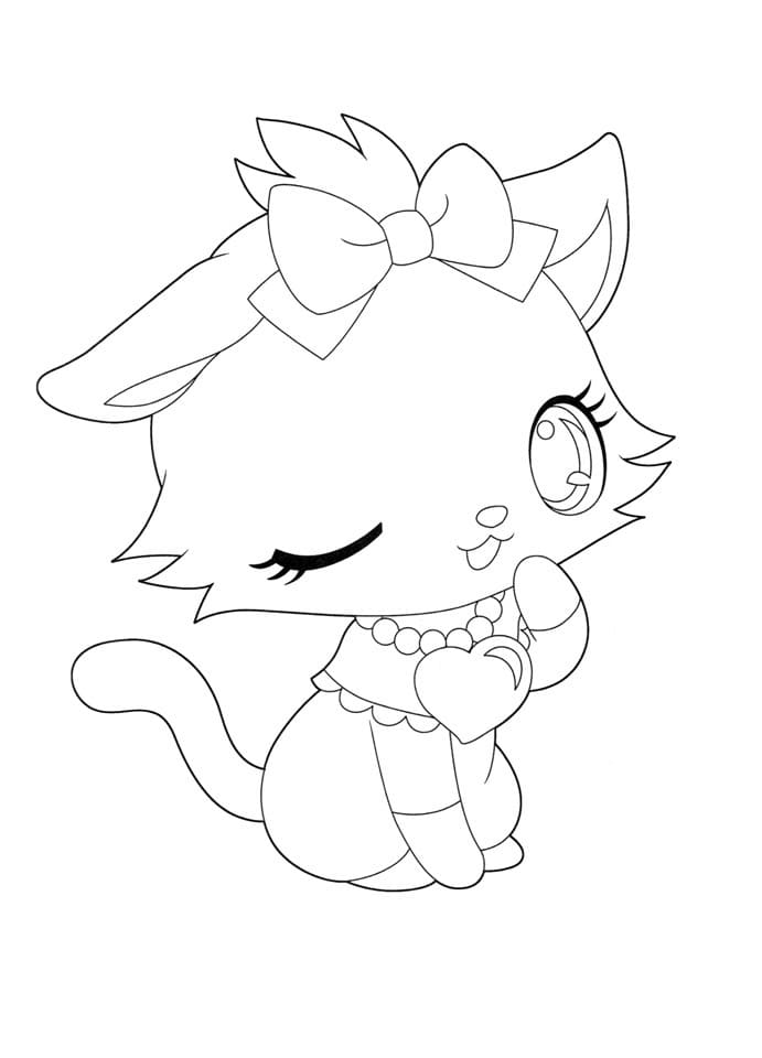 Free Jewelpets Coloring Page