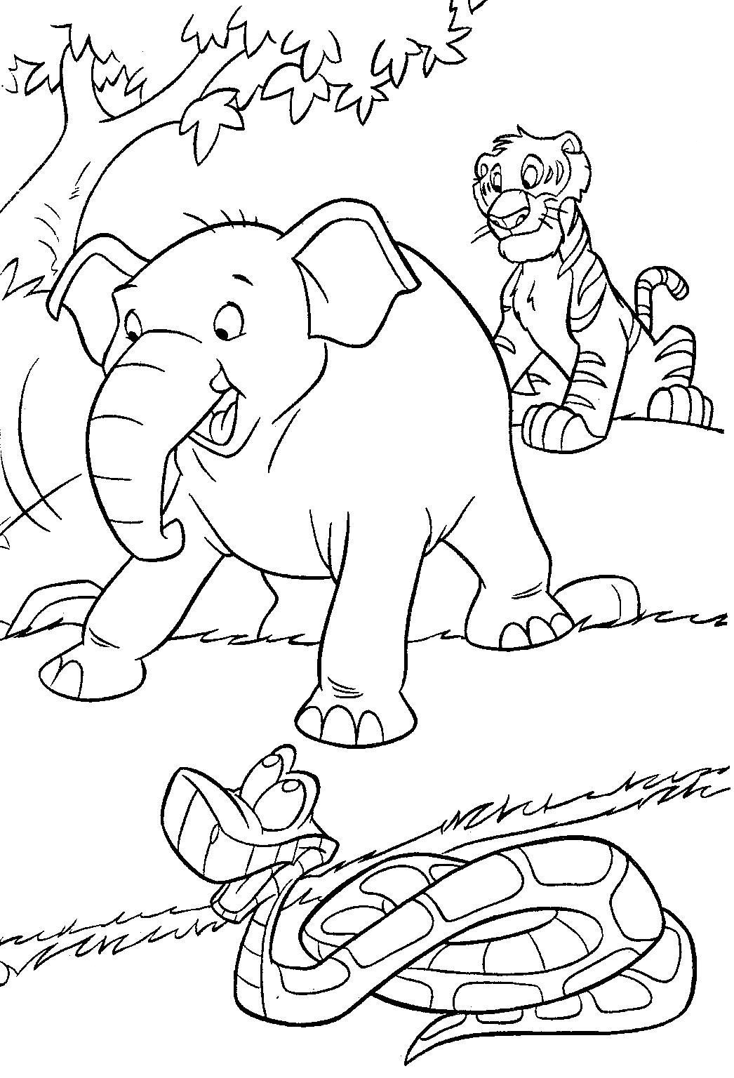 Free Jungle Books Coloring Pages   Coloring Cool