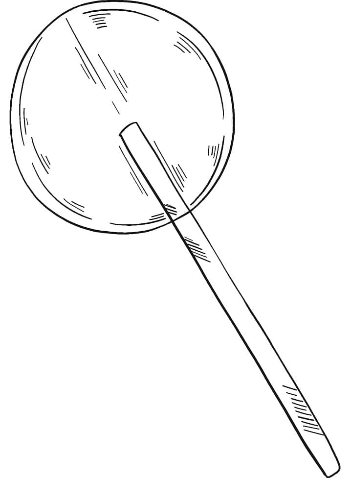 Free Lollipop Coloring Page
