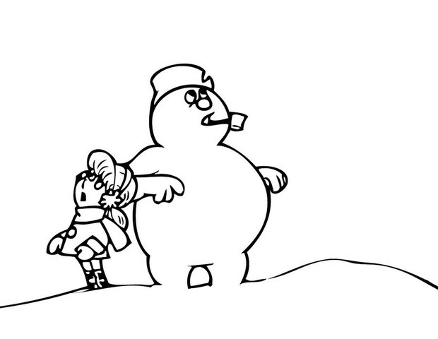 free printable Frosty the Snowman coloring pages
