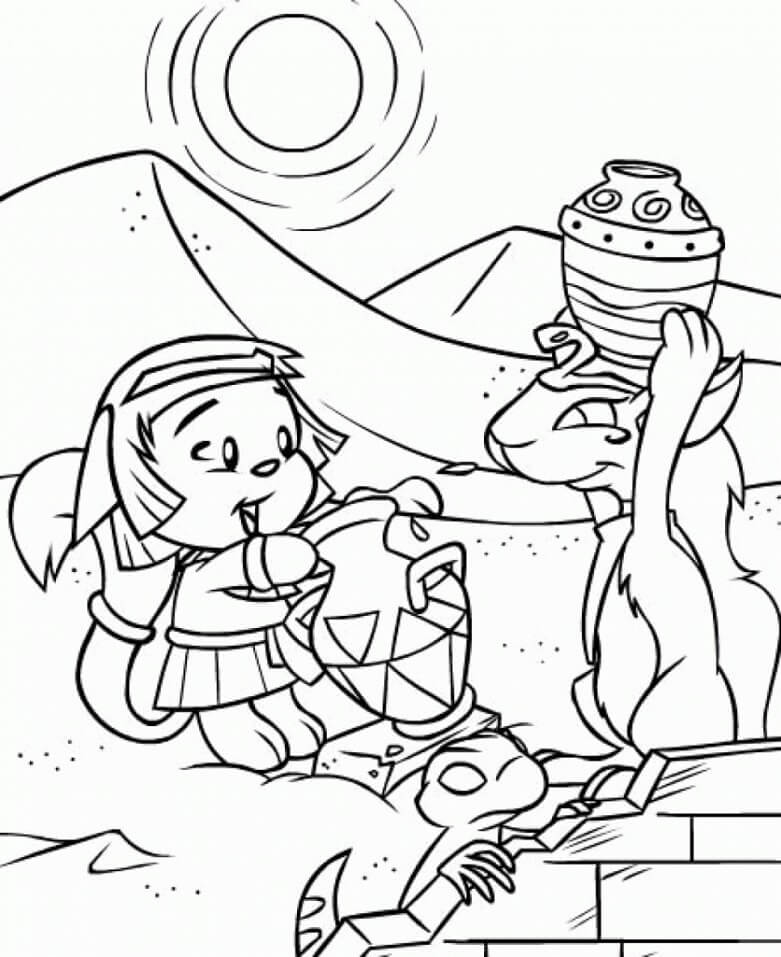 Free Printable Neopets Coloring Page