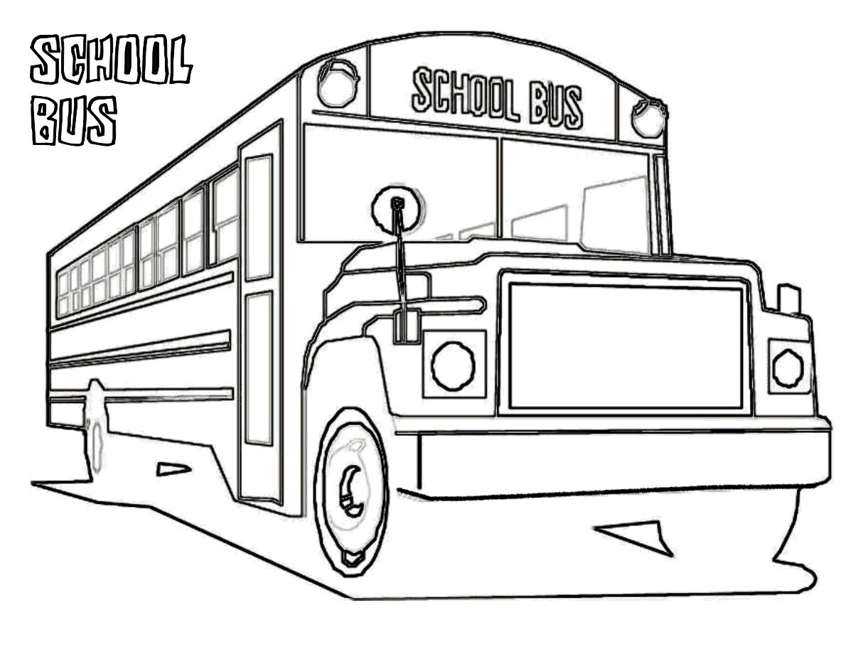 Free Printable School Buss