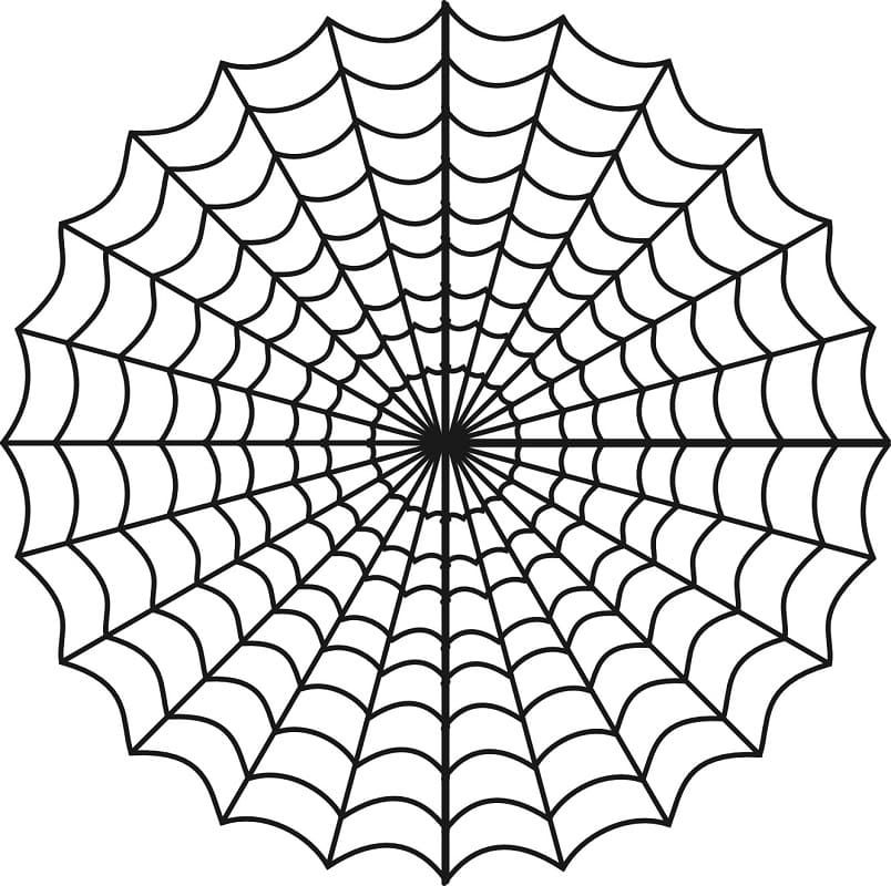 Free Printable Spider Web