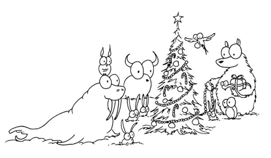 Free S Christmas Tree Dec7 Coloring Page