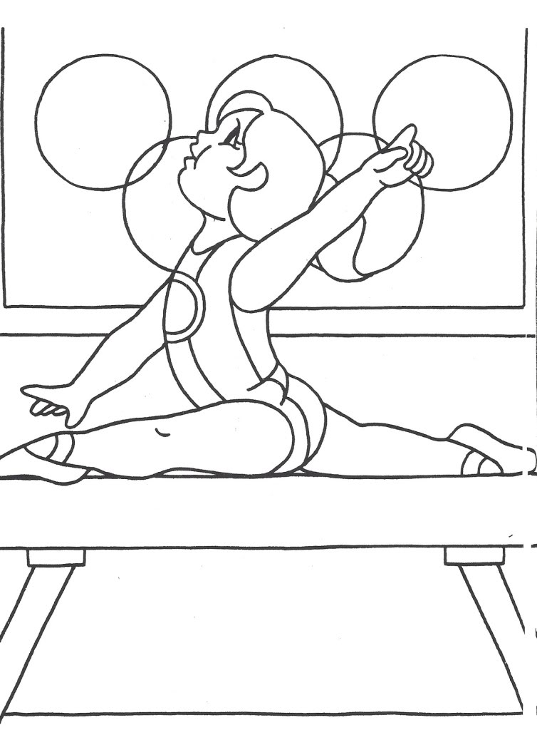 Free S For Kids Gymnasticsb1ff Coloring Page