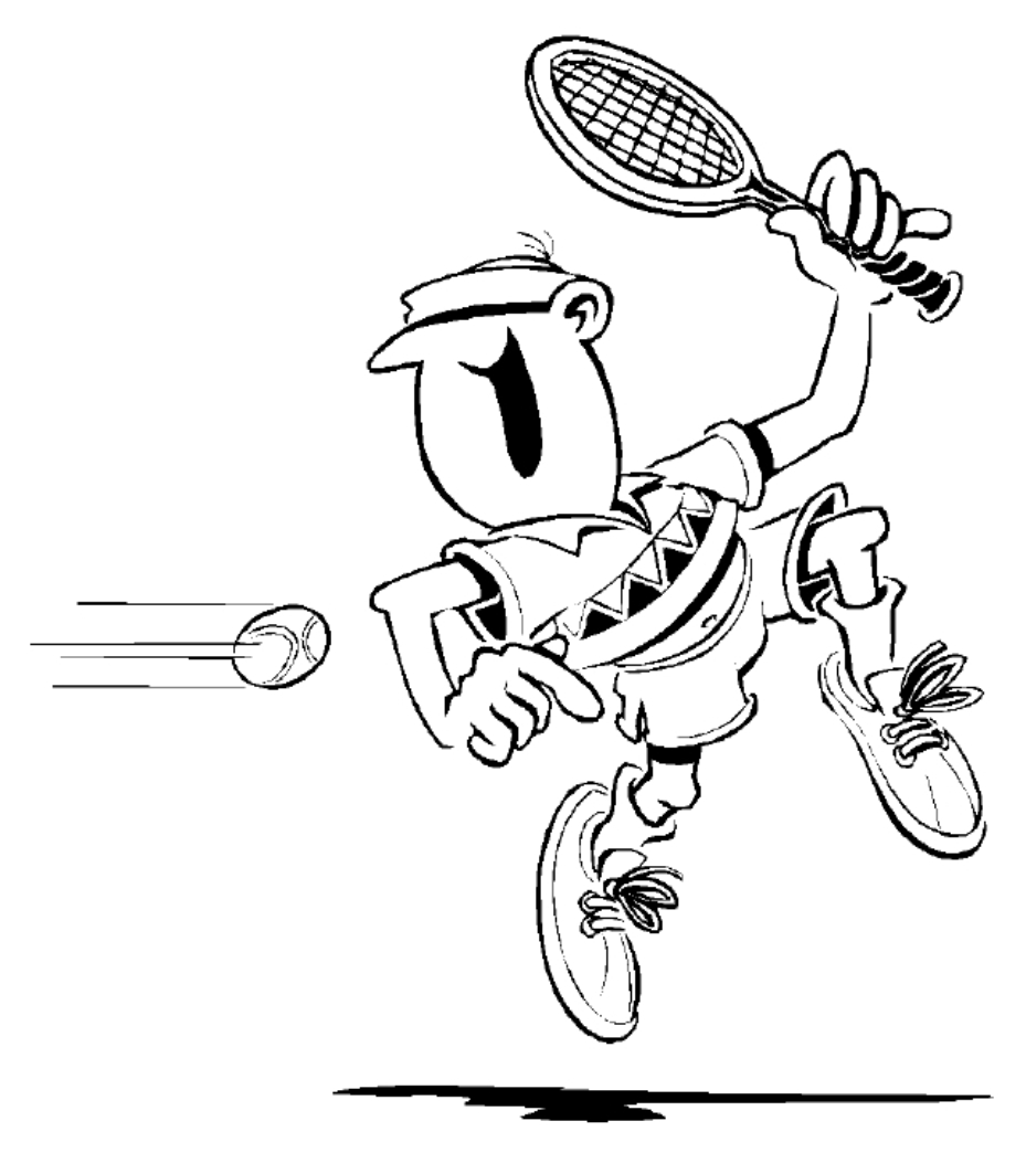 Free Tennis Sb8b7 Coloring Page