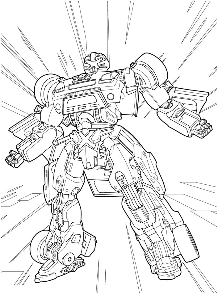Free Tobot Coloring Page