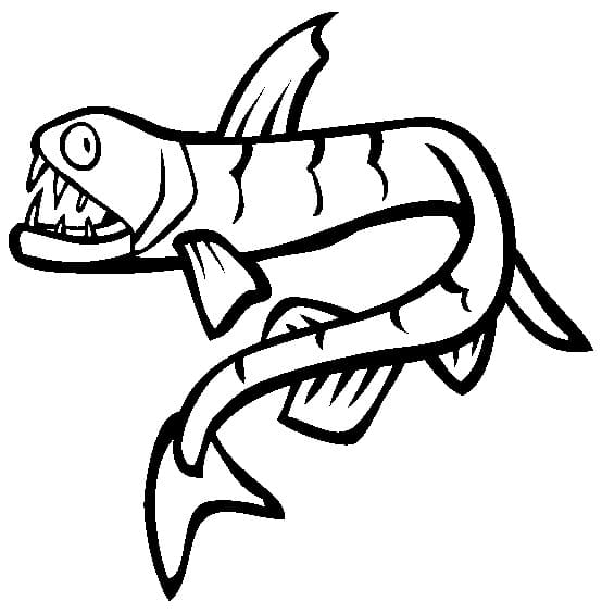 Free Viperfish Coloring Page