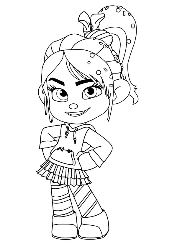 Free Wreck-it Ralphs Coloring Page
