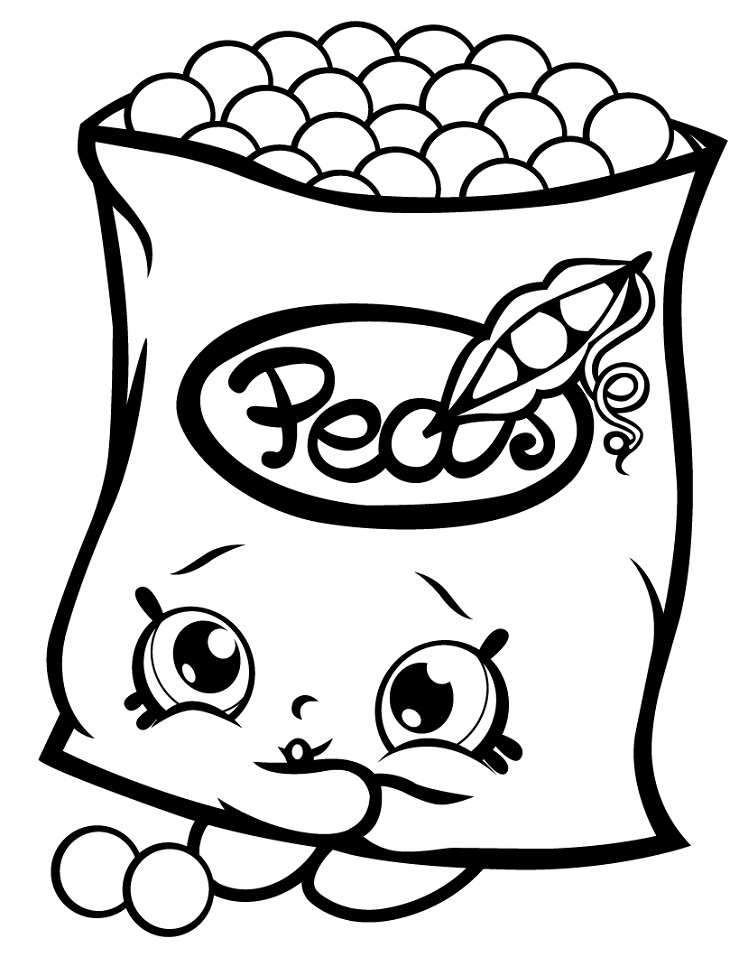 Freezy Peazy Coloring Page