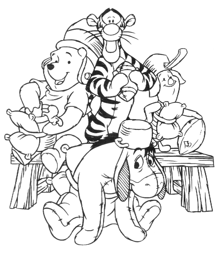 Friends Forever Winnie The Pooh 507c Coloring Page