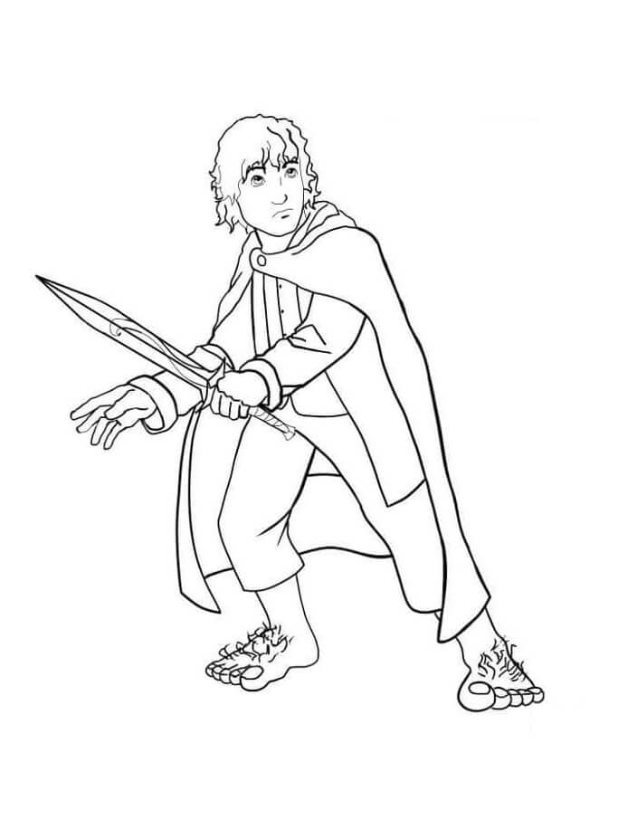 Frodo Coloring Page