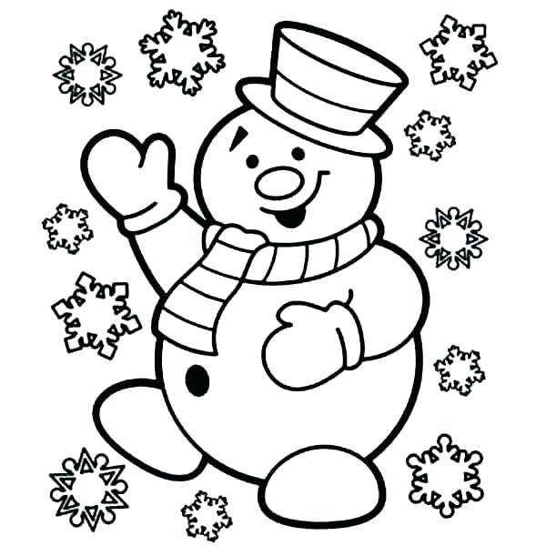 Frosty Snowflake Coloring Page