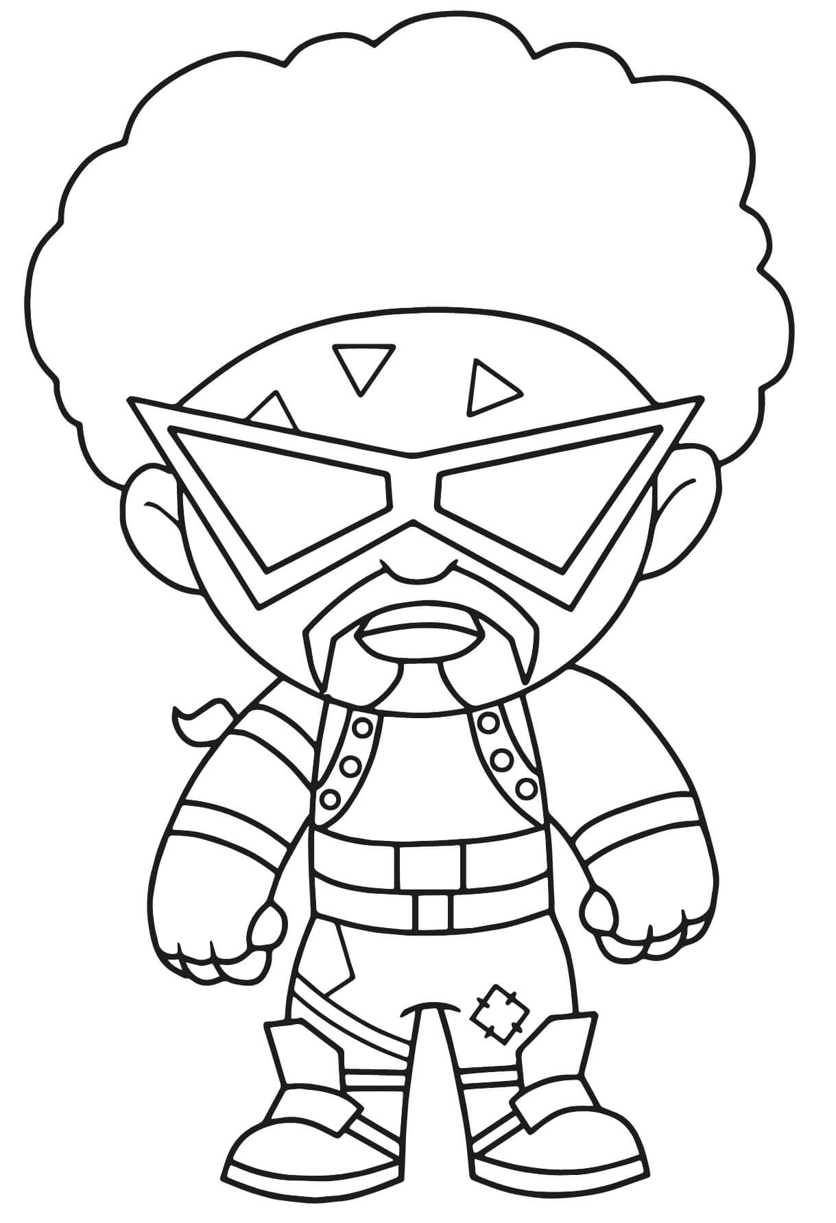 Funk Ops Coloring Page
