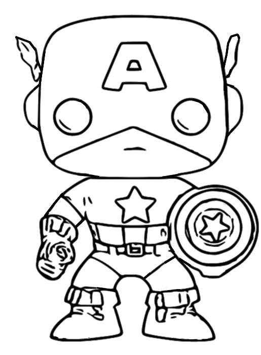 Funko Pop Marvel Captain America