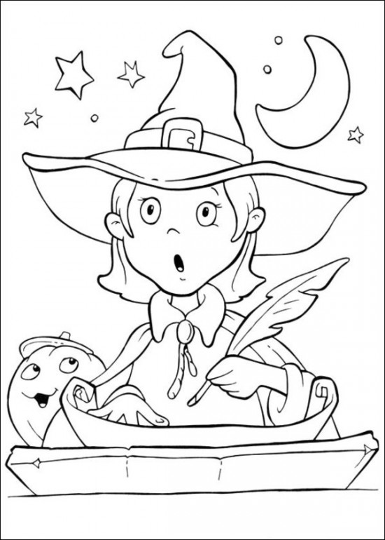 Funschool Halloween S Printable Kids Coloring Page