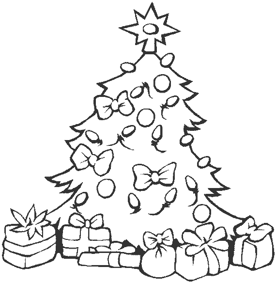 Gifts And Trees S For Kids Xmas1326 Coloring Page